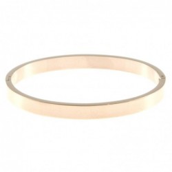 bracciale donna rigido ramato in acciaio