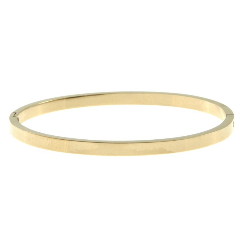 bracciale schiava donna rigido in acciaio