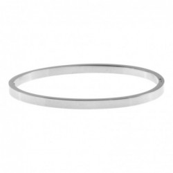 bracciale schiava donna rigido in acciaio