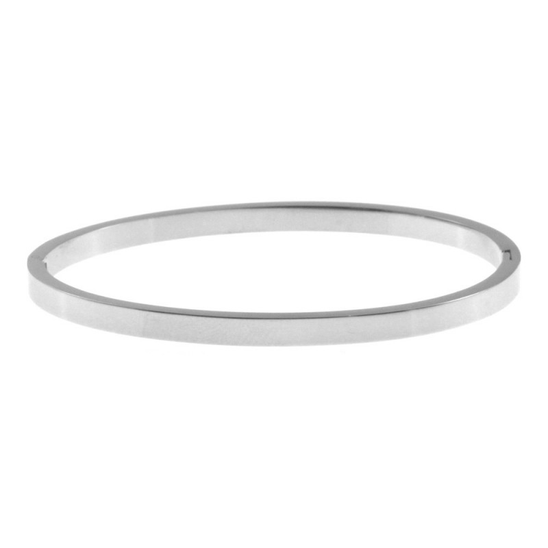 bracciale schiava donna rigido in acciaio
