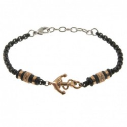 bracciale uomo ancora in acciaio