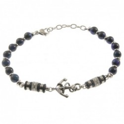 bracciale uomo ancora in acciaio
