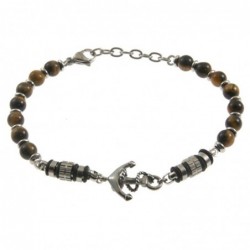 bracciale uomo ancora in acciaio