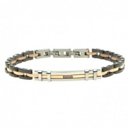 bracciale uomo ceramica acciaio