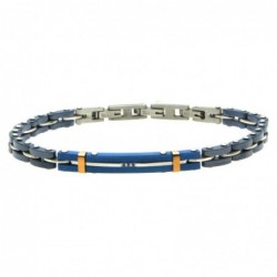 bracciale uomo ceramica acciaio