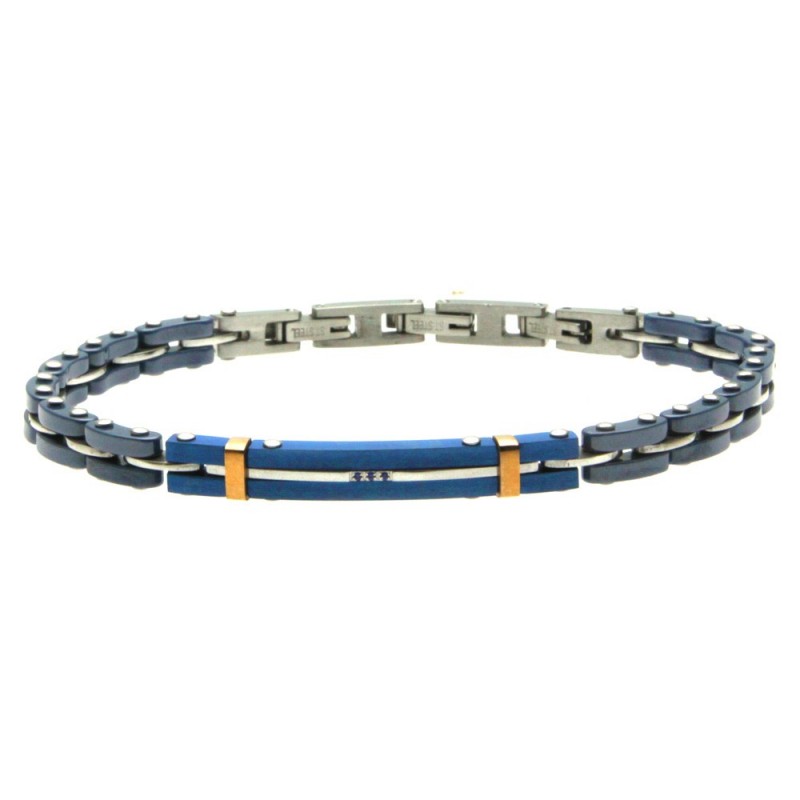 bracciale uomo ceramica acciaio