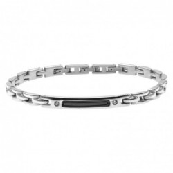bracciale uomo acciaio