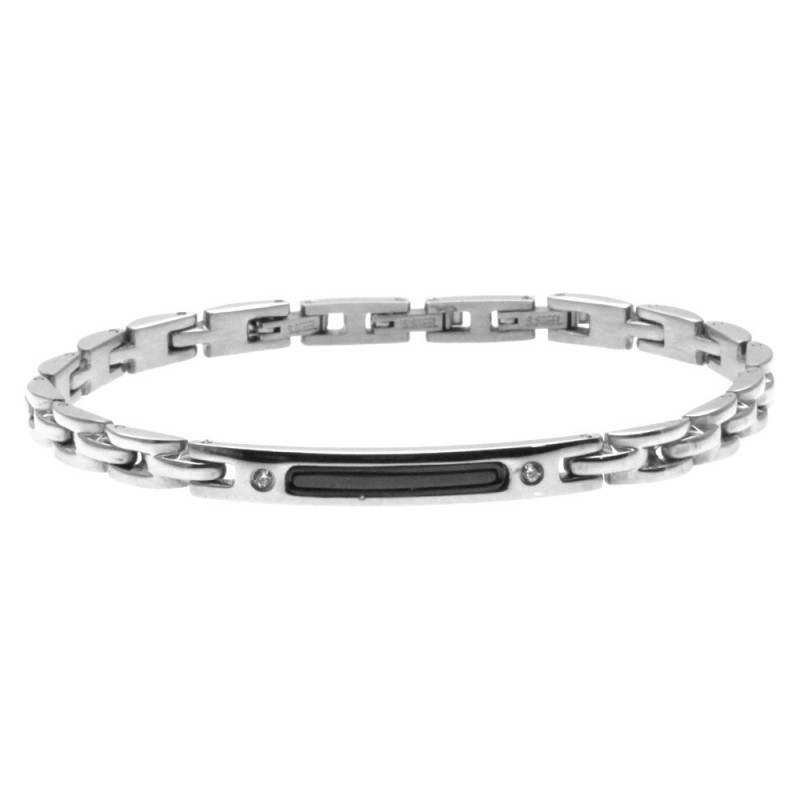 bracciale uomo acciaio