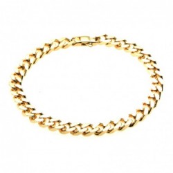 bracciale grumetta dorata in acciaio