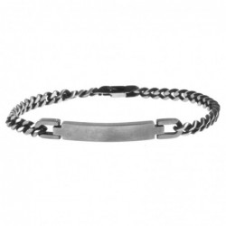 bracciale grumetta con piastra in acciaio