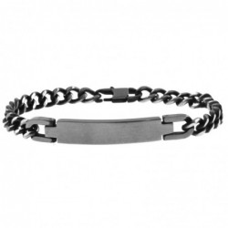 bracciale grumetta con piastra in acciaio