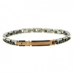 bracciale uomo ceramica acciaio