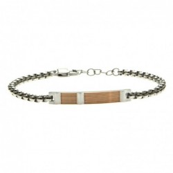 bracciale uomo acciaio
