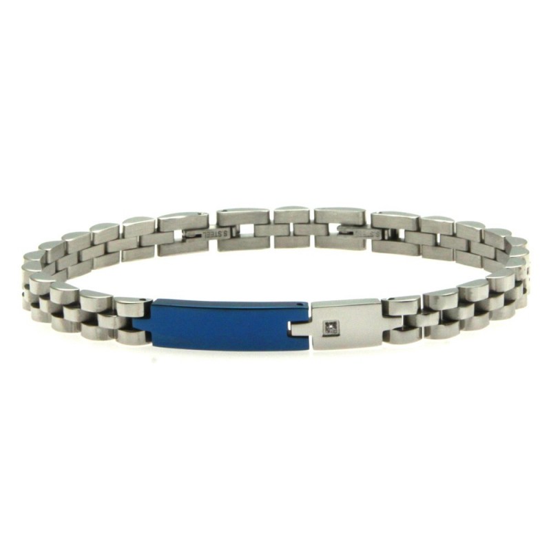 bracciale uomo in acciaio