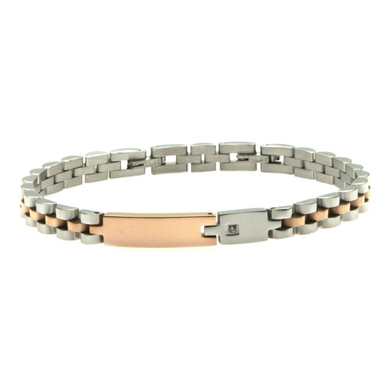 bracciale uomo in acciaio
