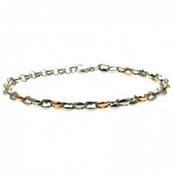 bracciale uomo catena marinara in acciaio