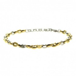 bracciale uomo catena marinara in acciaio
