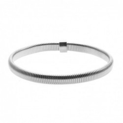 bracciale donna acciaio elastico a serpentina