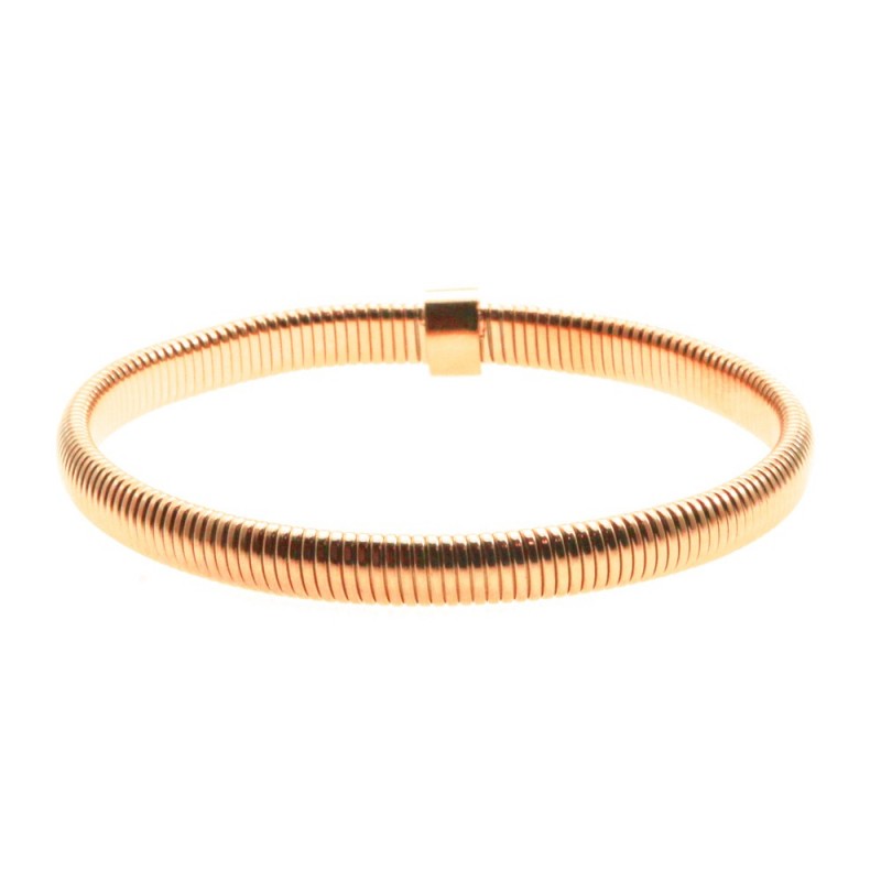 bracciale donna acciaio elastico a serpentina