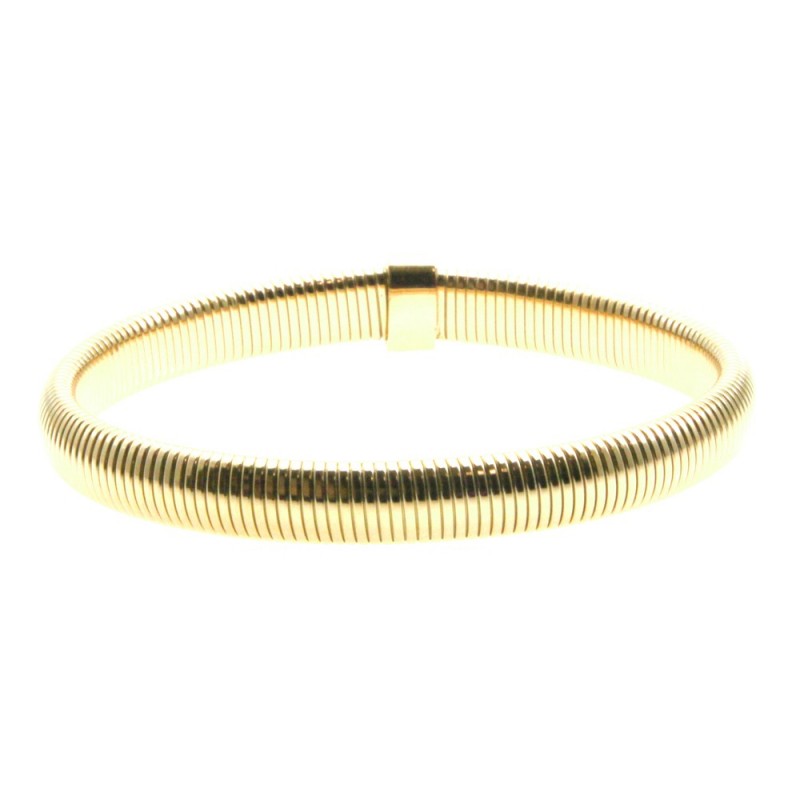 bracciale donna acciaio elastico a serpentina