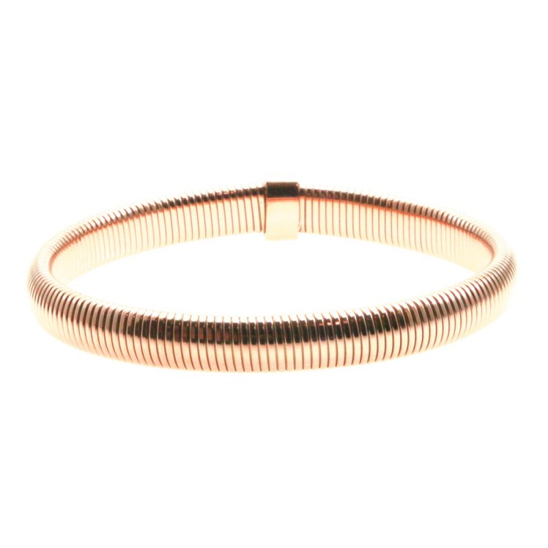 bracciale donna acciaio elastico a serpentina