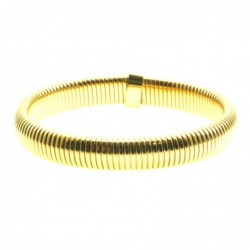 bracciale donna acciaio elastico a serpentina