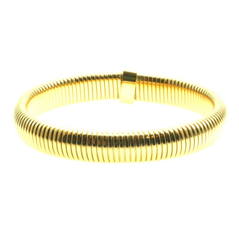 bracciale donna acciaio elastico a serpentina