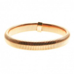 bracciale donna acciaio elastico a serpentina