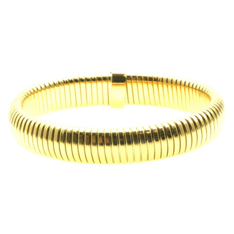 bracciale donna acciaio elastico a serpentina