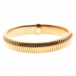 bracciale donna acciaio elastico a serpentina