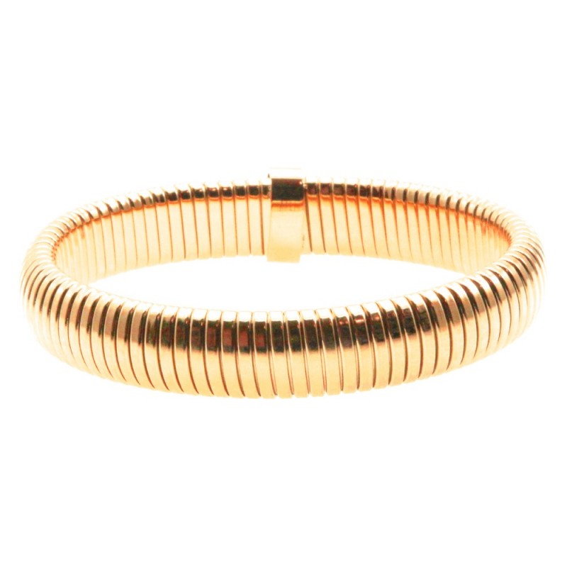 bracciale donna acciaio elastico a serpentina