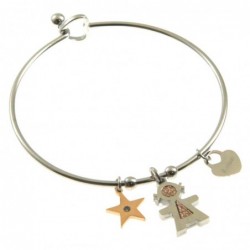 bracciale bebè femminuccia donna rigido