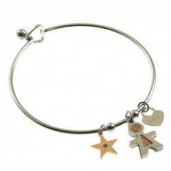 bracciale bebè maschietto donna rigido
