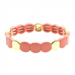 bracciale donna resina e acciaio colorato