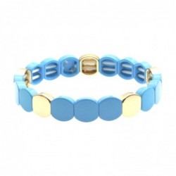 bracciale donna resina e acciaio colorato