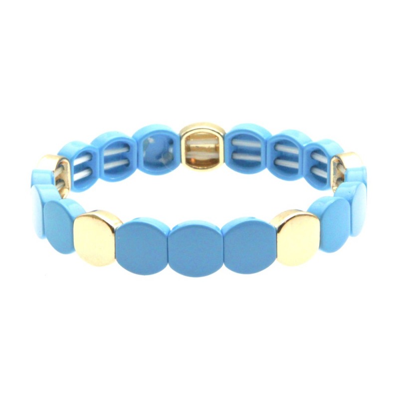 bracciale donna resina e acciaio colorato