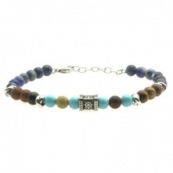 bracciale uomo pietre e timone