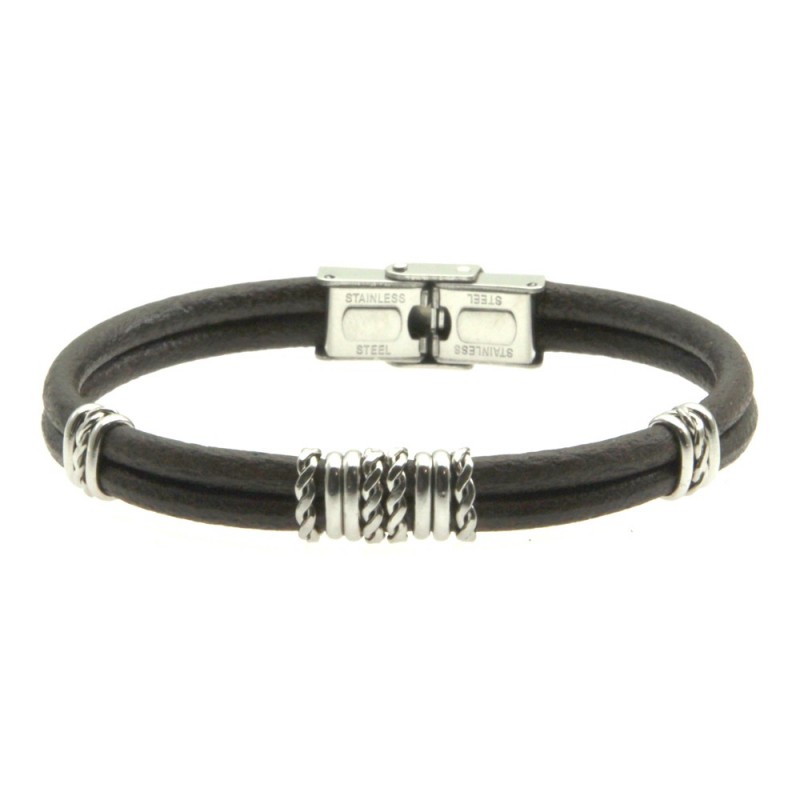 bracciale pelle uomo