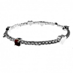 bracciale tennis donna rigido