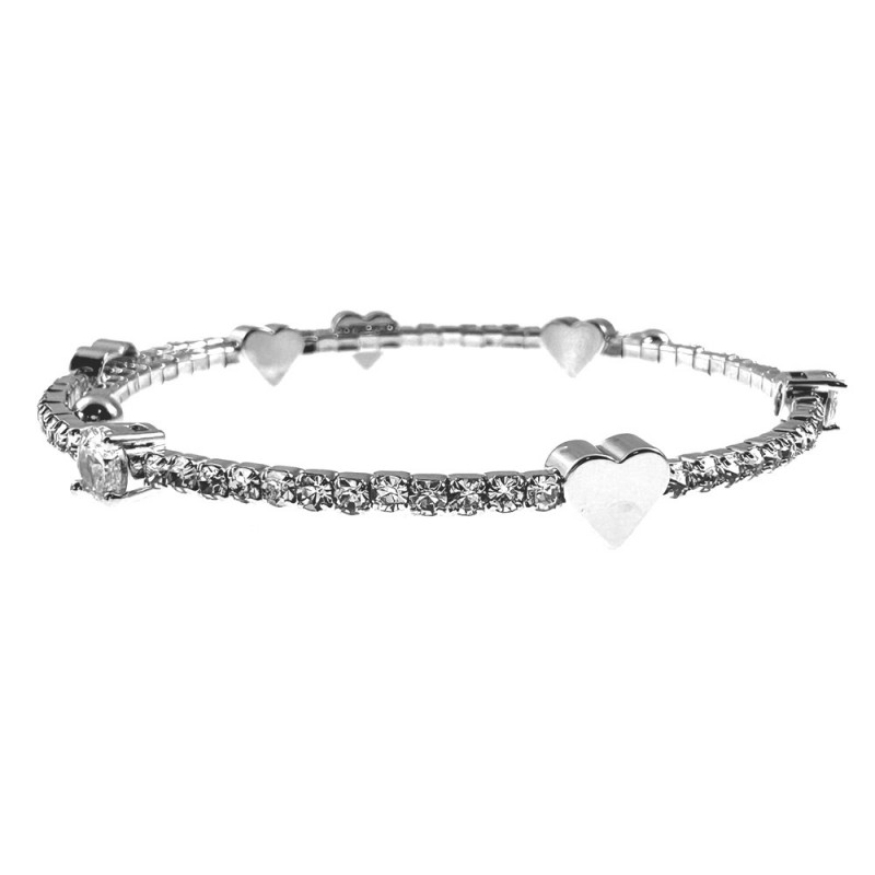 bracciale tennis donna rigido