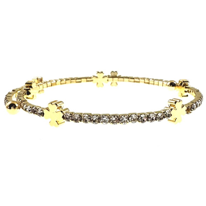 bracciale tennis donna rigido