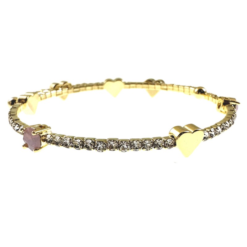 bracciale tennis donna rigido