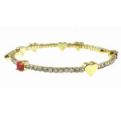 bracciale tennis donna rigido