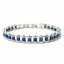 bracciale catena moto uomo acciaio