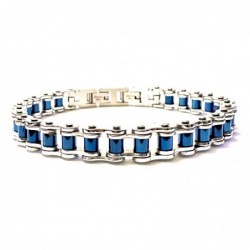bracciale catena moto uomo acciaio