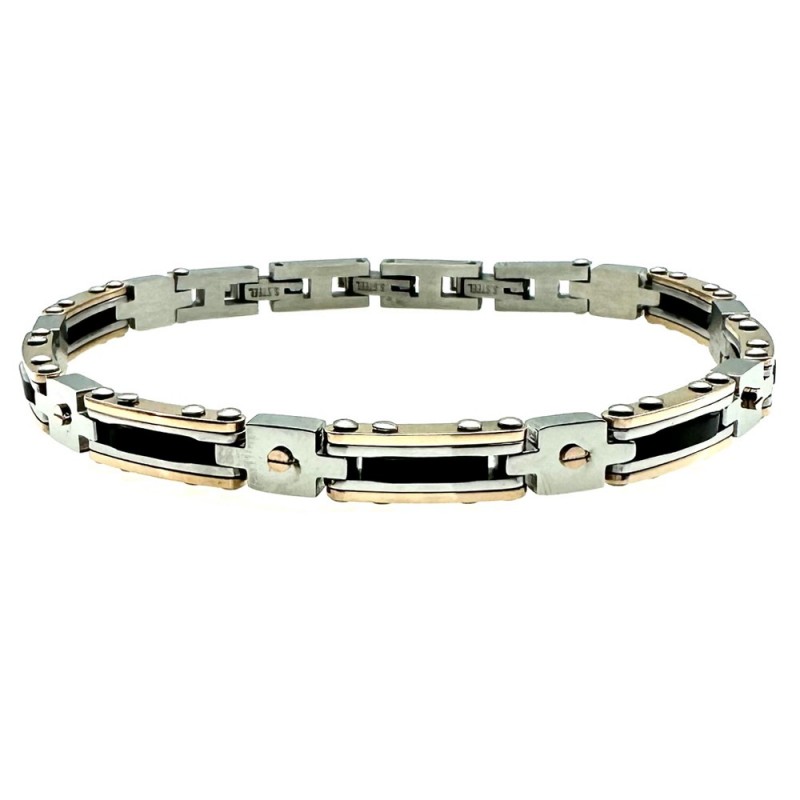 bracciale acciaio uomo