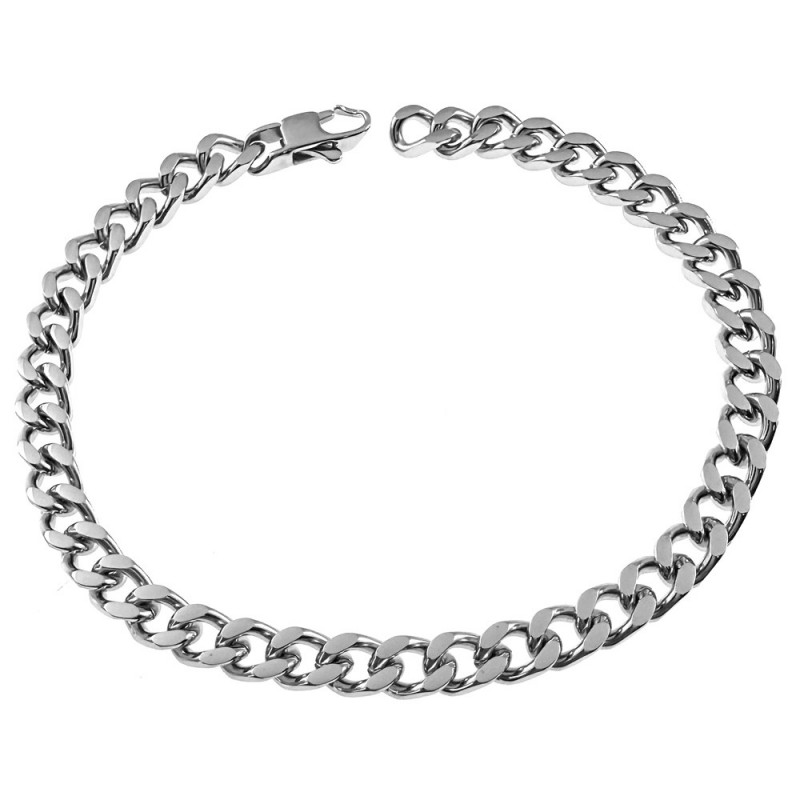 bracciale grumetta uomo acciaio