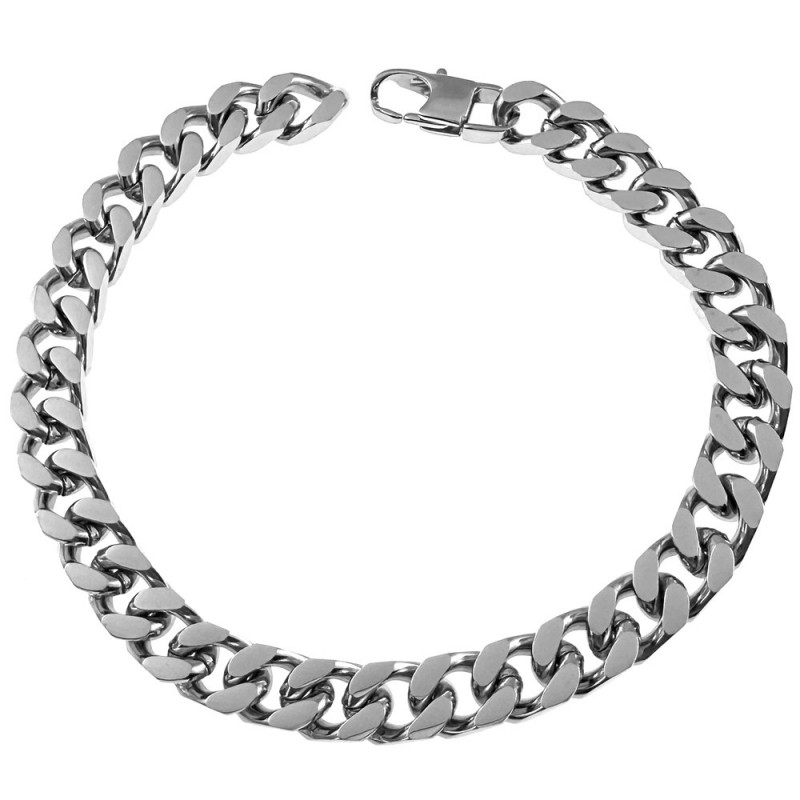 bracciale grumetta uomo acciaio