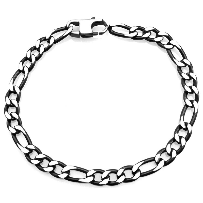 bracciale grumetta uomo acciaio