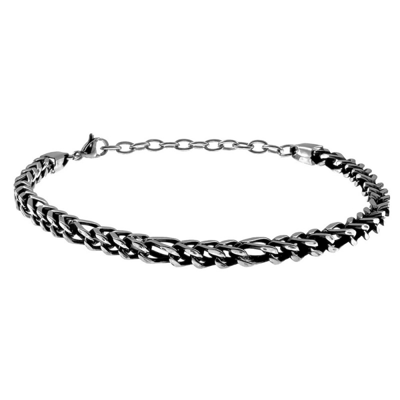 bracciale grumetta uomo a spiga